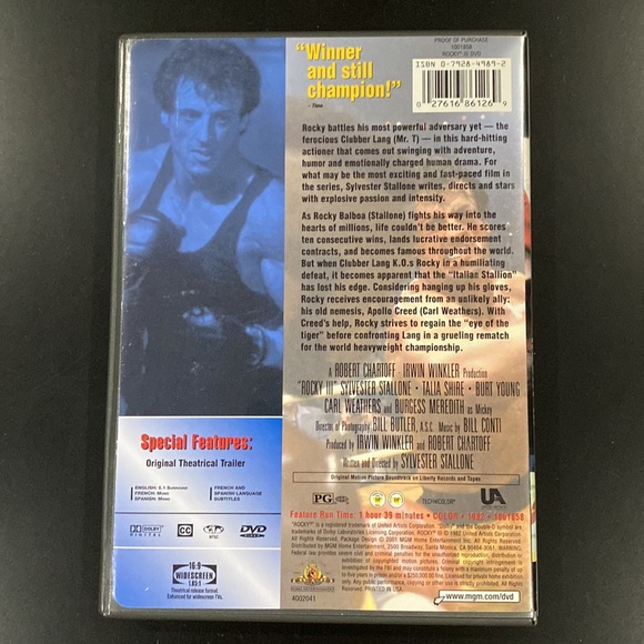 Rocky III - DVD - Picture 2 of 5
